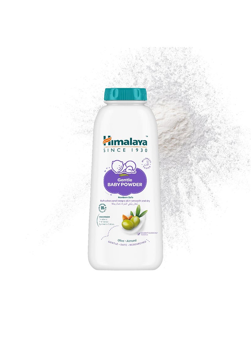 Gentle and Natural Baby Powder Refresher, Smoother With Olive And Almond For Newborn - 425g