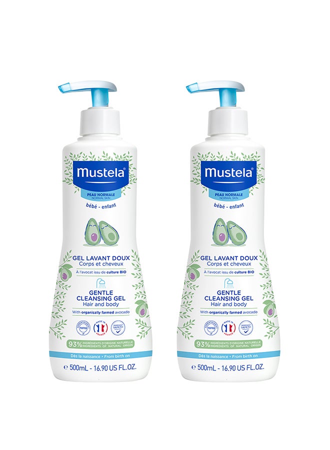 Pack Of 2 Gentle Baby Cleansing Gel, 500ml
