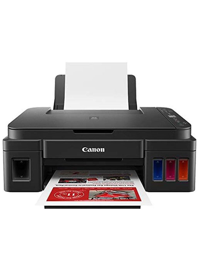 G3410 Printer, Black, A4, print, copy and scan, high-yields of ink of up to 6,000 black pages or 7000 color pages Black