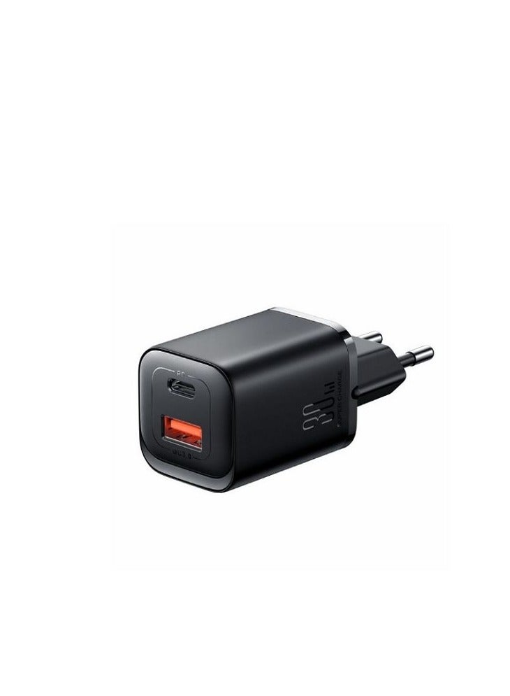 JOYROOM JR-TCF08EU Speed Series PD 30W Dual-Port ( A + C ) Charger - Black
