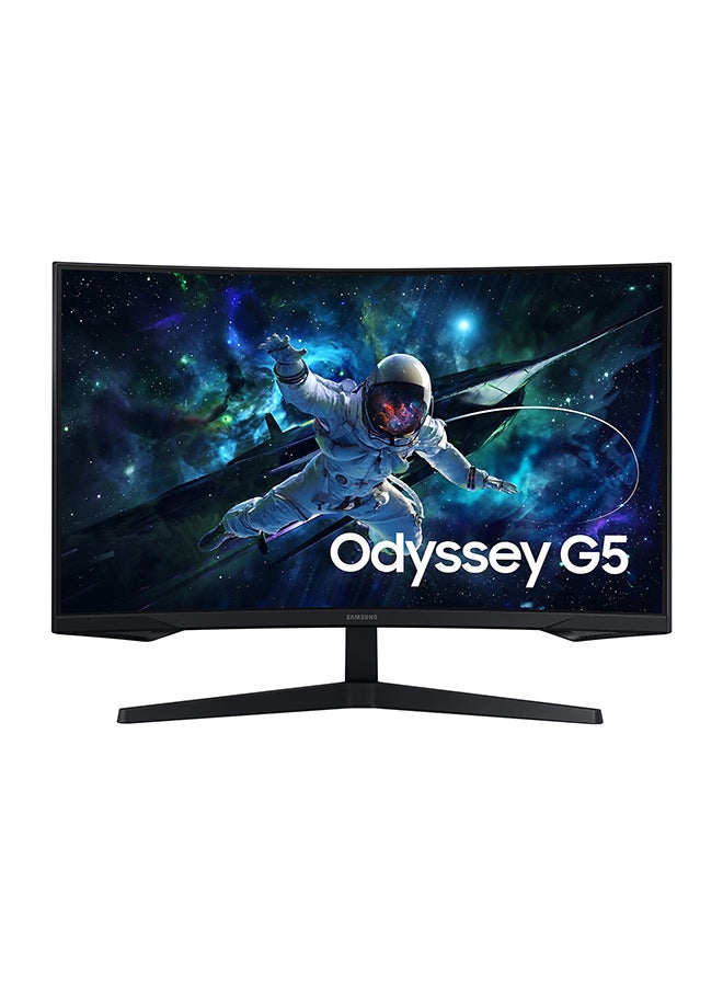 32 Inch Odyssey G5 G55C (2560x1440) QHD, VA Panel Technology With Response Time 1ms, Refresh Rate 165Hz & AMD FreeSync | Curved Gaming Monitor Black Black