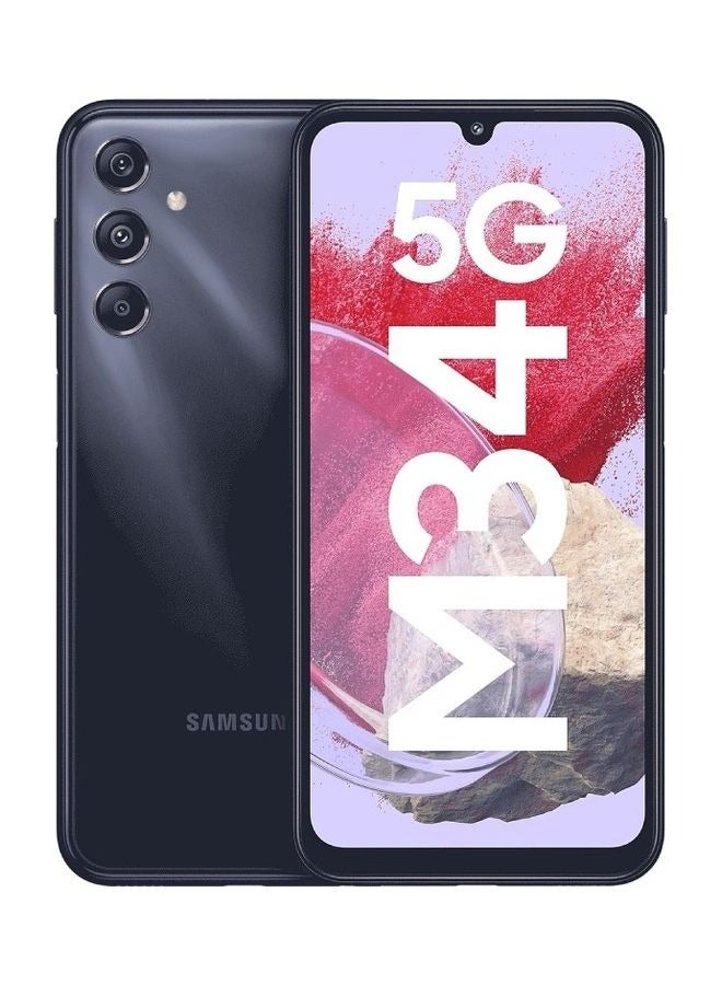 Samsung Galaxy M34 Dual SIM Dark Blue 8GB RAM 128GB 5G - Middle East Version