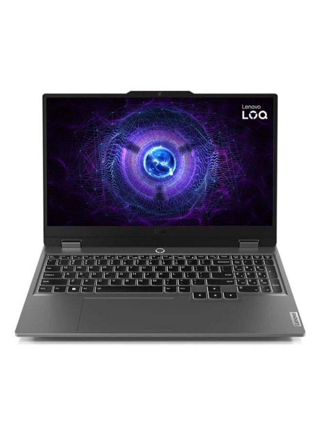 LOQ 15IRX9 Laptop With 15.6-inch Full HD(1920x1080) 144Hz Display, Intel Core i7-13650HX Processor/16GB RAM DDR5/512GB SSD/DOS(Without Windows)/6GB NVIDIA GeForce RTX 3050 Graphics/ English/Arabic Luna Grey