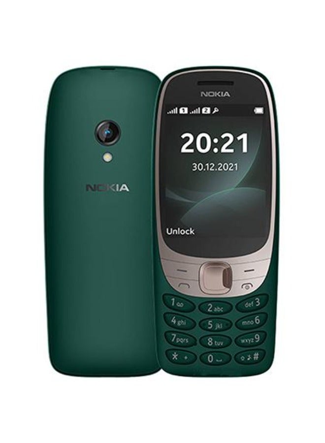 6310 Feature Phone Dual Sim Dark Green 8Mb Ram 16Mb 32Gb Expendable 4G