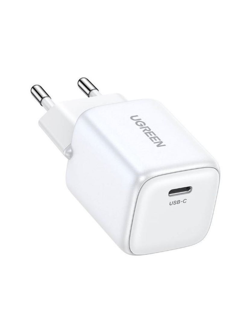 UGREEN 15326 CD319 Nexode 30W USB-C PD GaN Fast Charger -White White