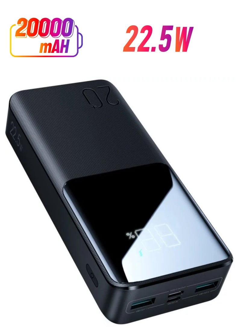 20000 mAh Powerbank joyroom JR-QP192 22.5W 20000mah Black Black