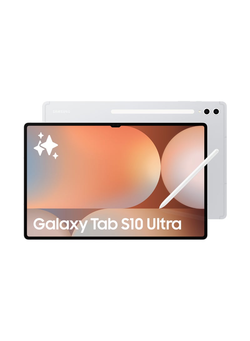Galaxy Tab S10 Ultra Platinum Silver 12GB RAM 512GB 5G - Middle East Version