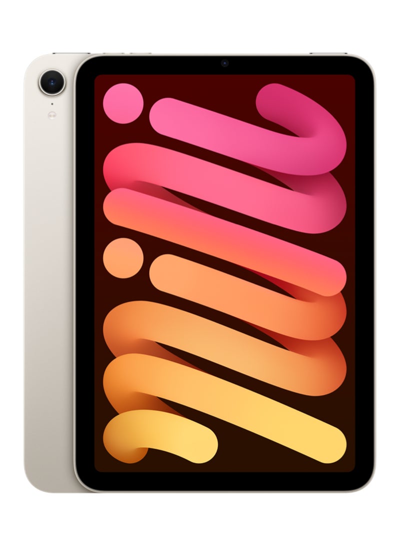 iPad Mini 2024 A17 pro (7th Generation) 8.3-Inch, 128GB, WiFi - Starlight With Facetime - International Version