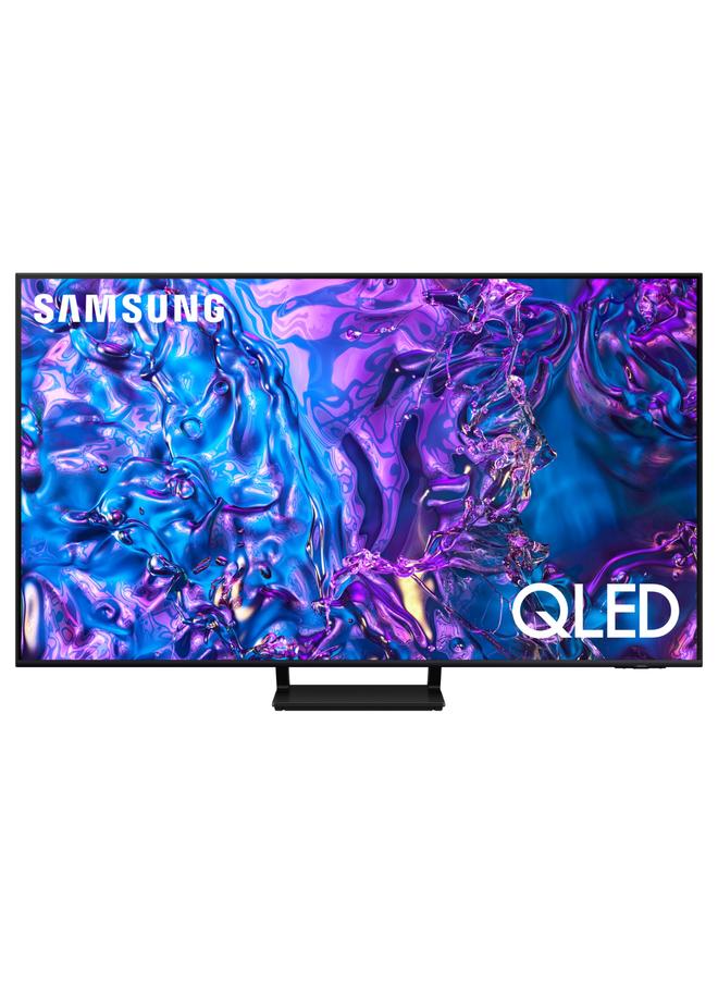 75" QLED 4K Smart TV, Quantum Processor 4K, 120Hz Motion Xcelerator, Dual LED, Tizen OS(2024),Black – QA75Q70DAUXEG QA75Q70DAUXEG Black