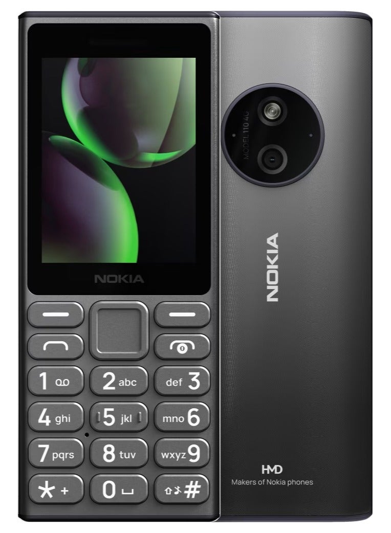 125 Mobile Phone – Black – 2024 Model with Official HMD Warranty – NTRA Registered