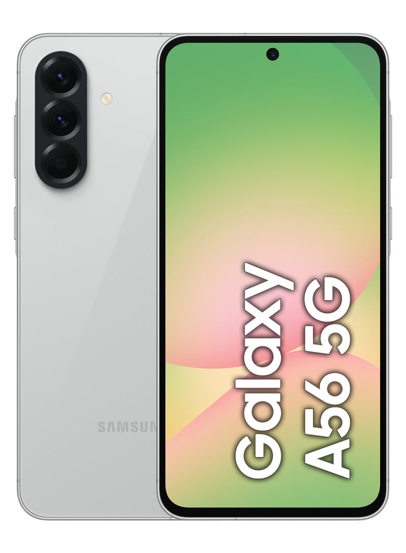 Galaxy A56 5G Dual SIM Awesome Light Gray 8GB RAM 128GB - Middle East Version