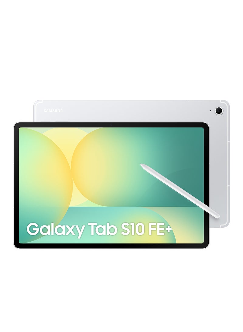 Galaxy Tab S10 FE Plus Silver 12GB RAM 256GB 5G - Middle East Version