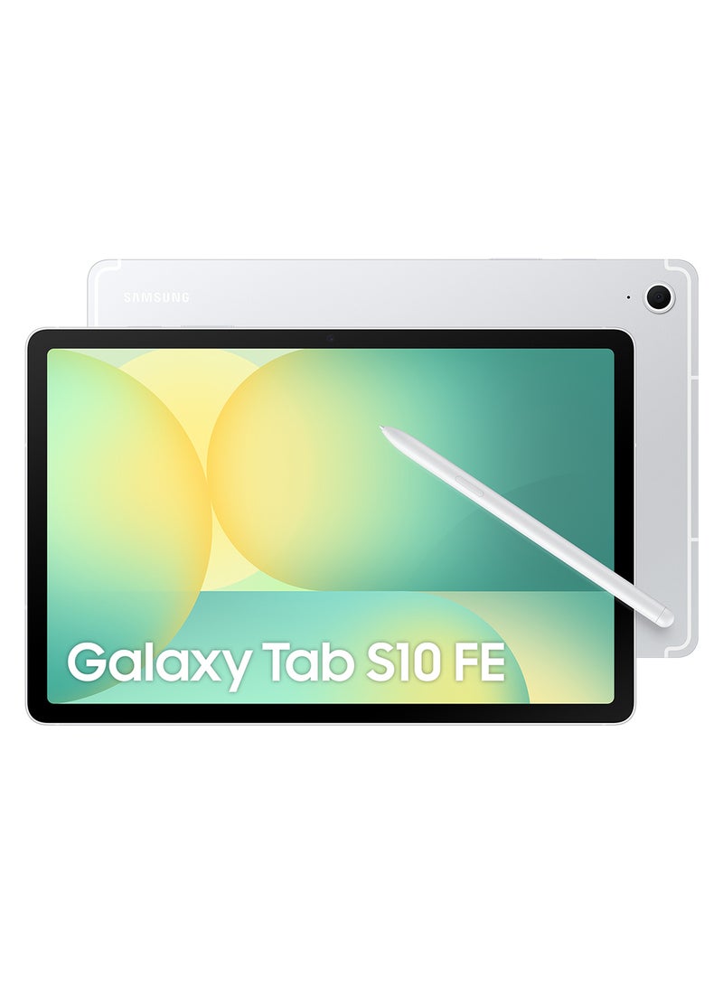 Galaxy Tab S10 FE Silver 12GB RAM 256GB Wifi - Middle East Version