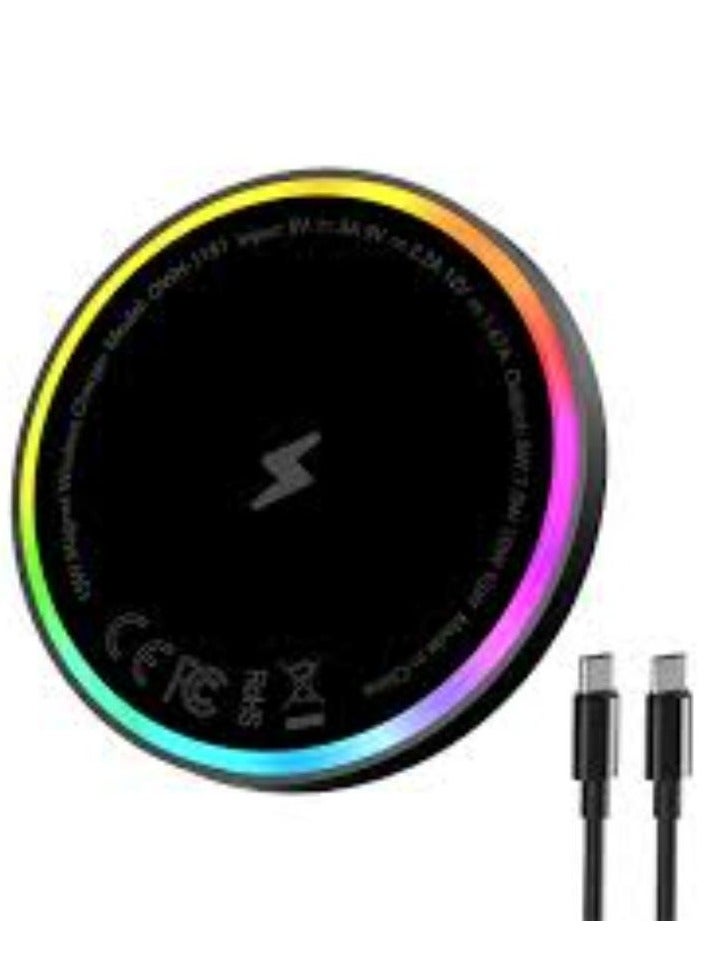 oraimo PowerDock 15W Magnetic Wireless Charging Pad Black