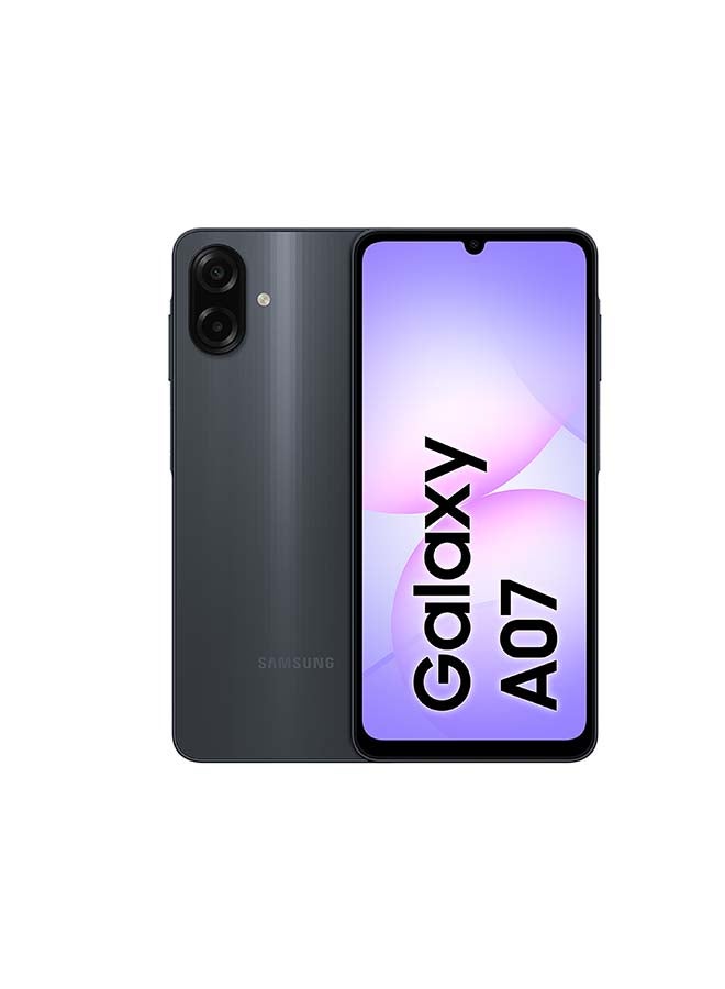 Galaxy A07 Dual SIM Black 4GB 128GB 4G - Middle East Version