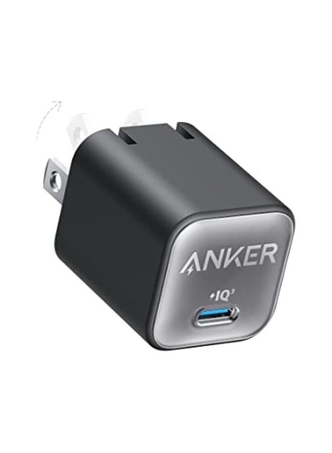 Nano USB C Charger Block, 30W PIQ 3.0 Foldable Iphone Charger Fast Charging