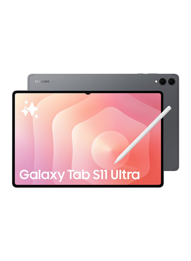 Samsung Galaxy Tab S11 Ultra AI Tablet Gray 5G 12GB RAM 256GB - Middle East Version