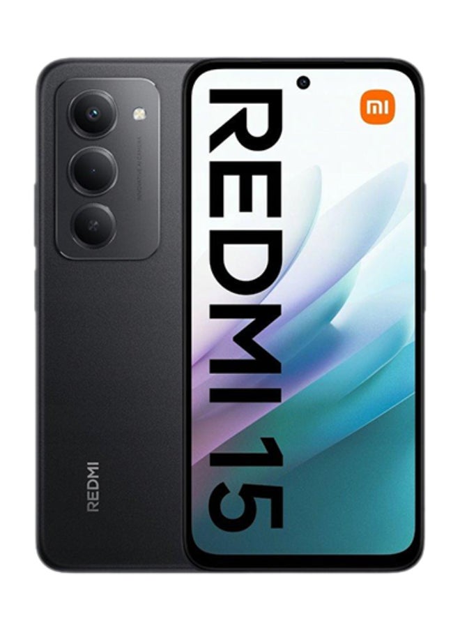 Redmi 15 4G Midnight Black Dual SIM 8GB RAM 256GB - Global Version