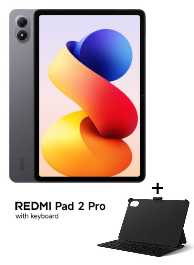 Xiaomi REDMI Pad 2 Pro 12.1-inch Tablet Graphite Gray 8GB RAM 256GB WiFi with Inbox Keyboard - Global version