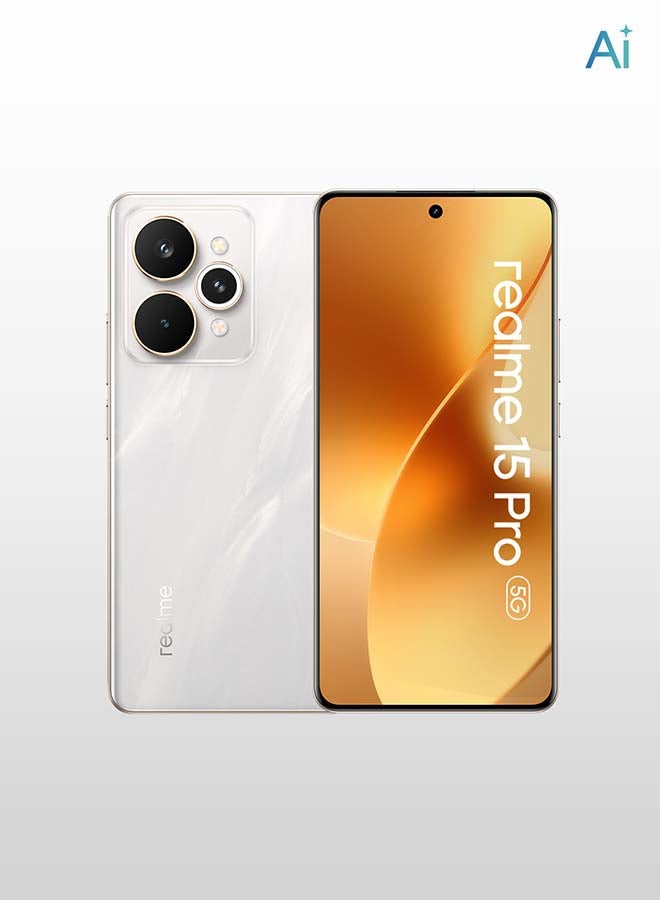 15 Pro 5G AI Dual SIM Flowing Silver 12GB RAM 256GB- Middle East Version