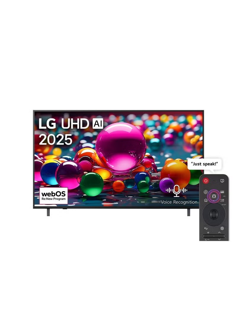 50" UHD AI 4K Smart TV With  AI Magic Remote, 2025 - 50UA851C0LA Black