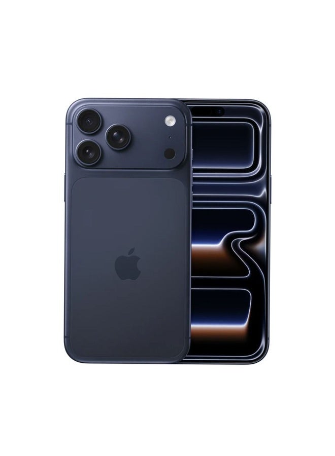 iPhone 17 Pro Max 256 GB Deep Blue 5G  (Nano Sim & E-Sim ) With FaceTime - Middle East Version