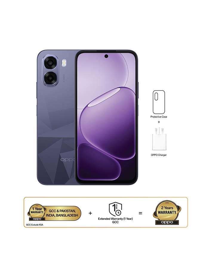 A6x Dual SIM 4G Plum Purple 4GB RAM 128GB - Middle East Version