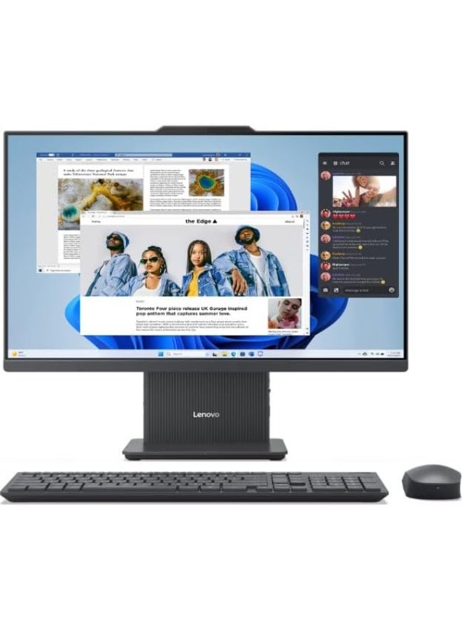 Lenovo IdeaCentre AIO 23.8" - Core i7‑13620H - 16GB RAM - 1TB SSD - Intel Iris Xe Graphics - Black (F0HN00L0AX) Black