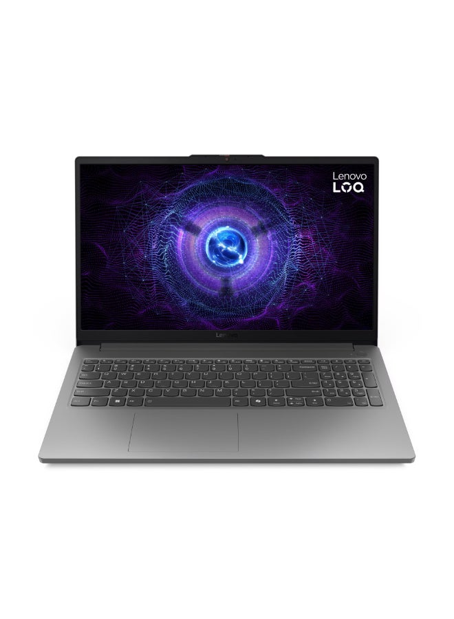 LOQ  83LK00C9US Laptop, 15.6" FHD IPS Display, Intel Core i5-12450HX, 8 GB RAM, 512 GB SSD, NVIDIA RTX 4050 6GB, Win11 Home English Luna Grey