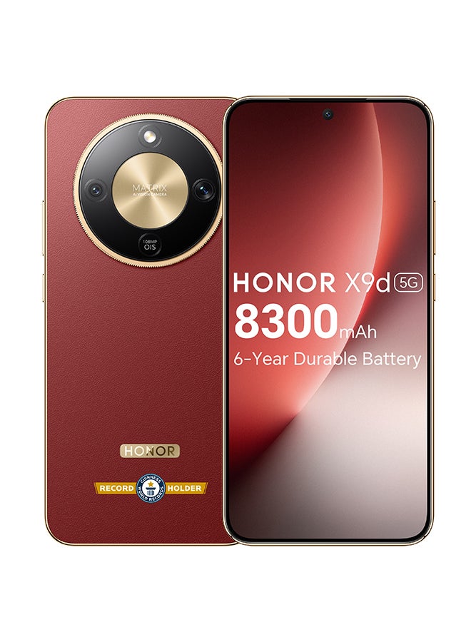Honor X9d 5G Dual SIM 8GB RAM 256GB Reddish Brown - Middle East Version