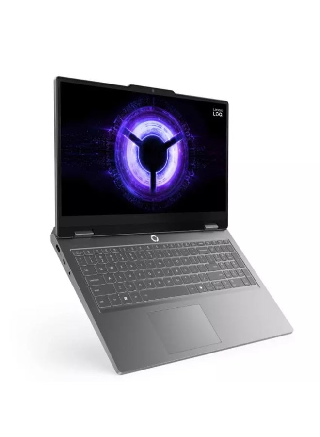 LOQ Essential 15IRX11 Gaming Laptop With 15.6 Inch Full HD (1920X1080) Display, Intel Core i5-13450HX Processor/16GB RAM DDR5/512GB SSD/8GB Nvidia GeForce RTX 5050 Graphics/Windows 11 Home/ English/Arabic Luna Grey