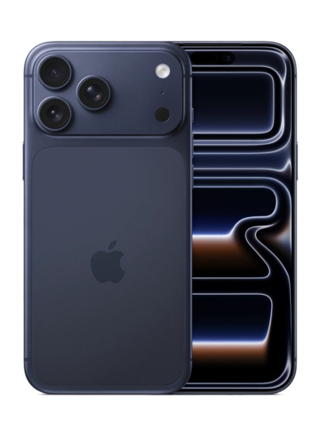 iPhone 17 Pro 256GB Deep Blue 5G (Nano SIM + eSIM) With FaceTime - Middle East Version