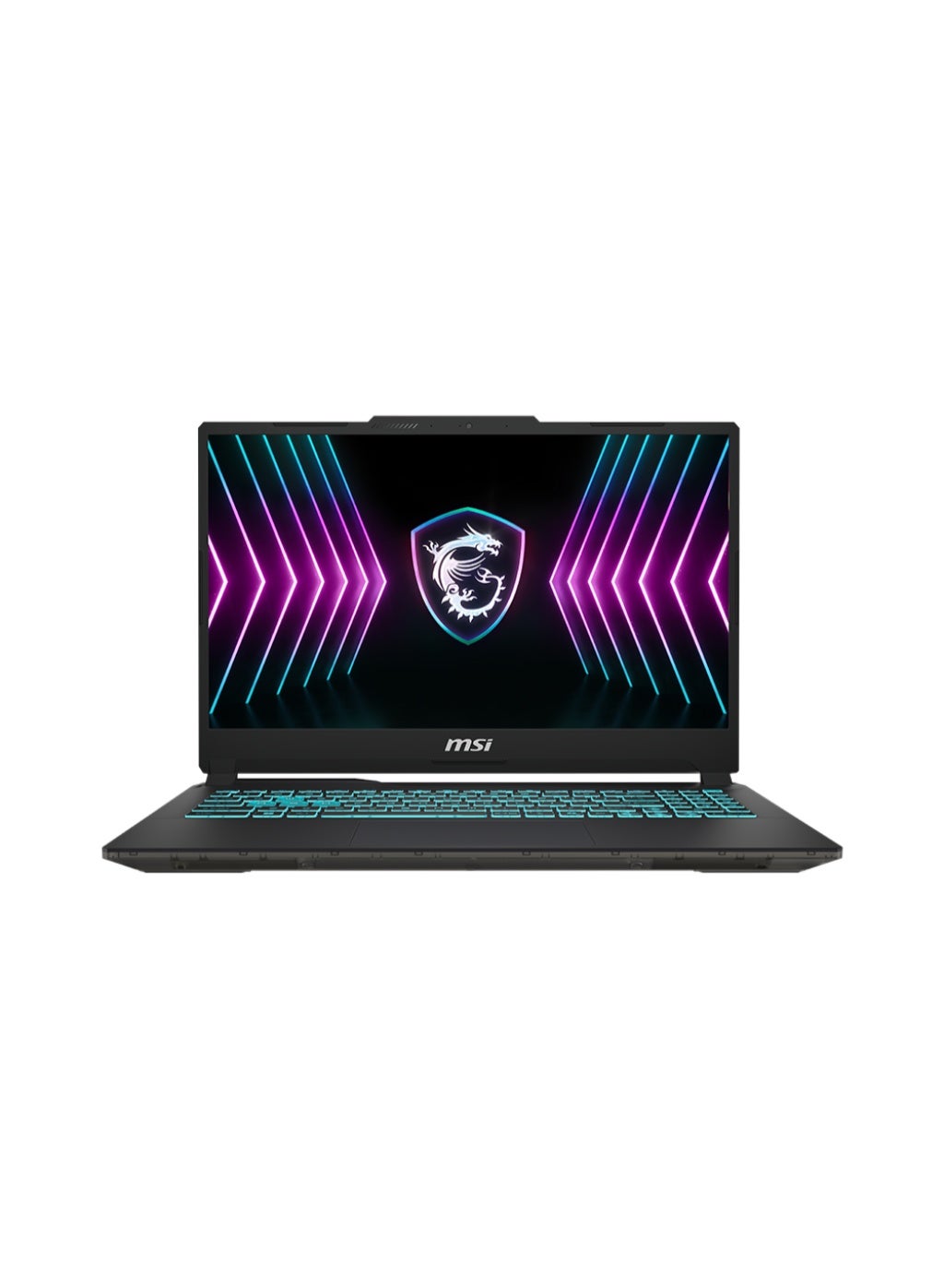 LAPTOP MSI  Cyborg 15 A2RUDX  CPU Core 7 240H RAM16G DDR5 8GB*2 HDD 512GB NVMe PCIe SSD Gen4x4 VGA RTX 3050 6GB GDDR6 6GB 15.6 FHD (1920*1080) 144Hz Blue Backlit Gaming Keyboard Windows 11Home A 2 Years Warranty ( 9S7-15K111-2081) english_arabic Translucent Black