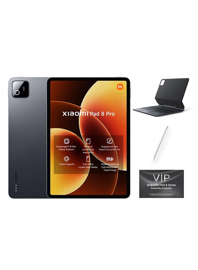 Xiaomi Pad 8 Pro 11.2-inch Tablet  Gray 12G RAM 512G WiFi with keyboard and Smart pen - Global version