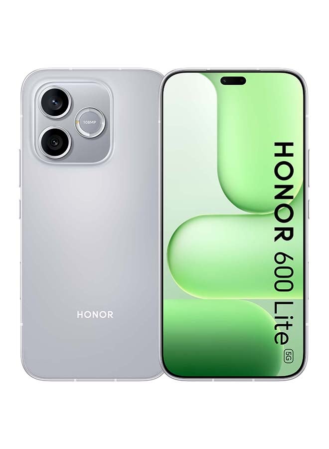 Honor 600 Lite Dual SIM 5G Velvet Grey 8GB RAM 256GB - Middle East Version