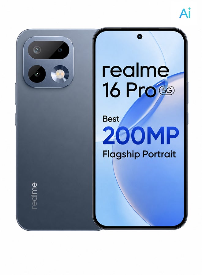 realme 16 Pro 5G Dual SIM 12GB RAM 256GB Pebble Grey - International Version