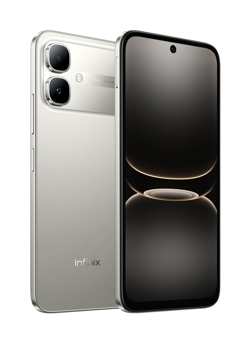 Infinix Smart 20 X6840B Smartphone 128GB Storage 4GB RAM 4G LTE 6.78-inch HD+ Display 5200mAh Battery Dual Camera - Polaris titanium