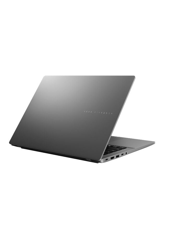 Vivobook S14 Laptop with 14 Inch WUXGA / AMD Ryzen AI 5 330 / 16 Gigabyte / 512 Gigabyte SSD / AMD Radeon/Windows 11/ Matte Gray