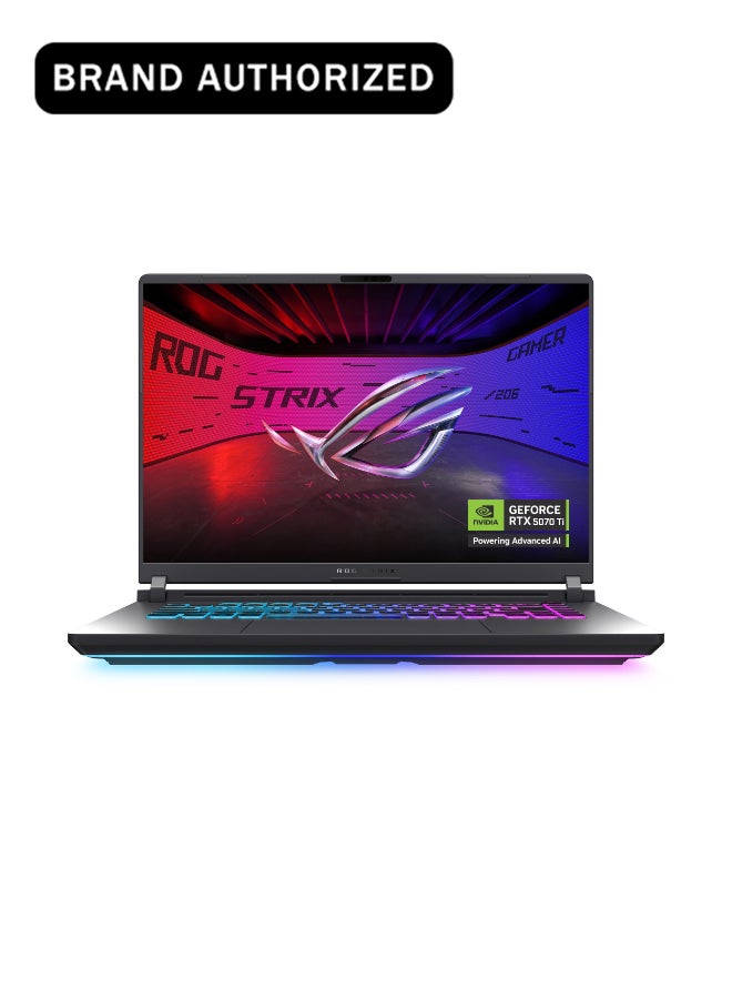ROG Strix G16 G615LR Gaming Laptop Intel Core Ultra 7 255HX Processor, 32 GB RAM, 1TB SSD, 12 GB NVIDIA RTX 5070Ti, 16" FHD+ 165Hz Display, Windows 11 Home, English Keyboard, 1 Year Warranty | G615LR-RV052W Volt Green