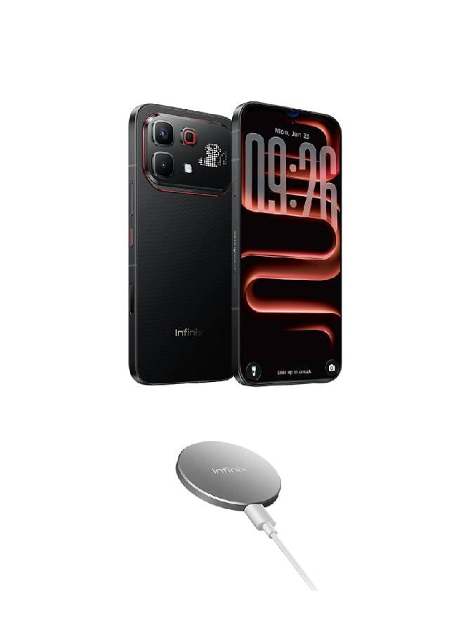 Note 60 Pro AI Dual SIM Torino Black 24GB(12+12)RAM 256GB 5G with Free Gift: Infinix Magpad 30W Charger - Middle Easter Version