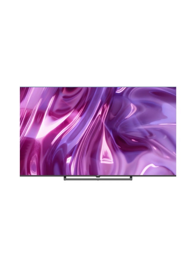 55 Inch 4K UHD QLED Smart TV with Built-in Receiver H55S80GUX black