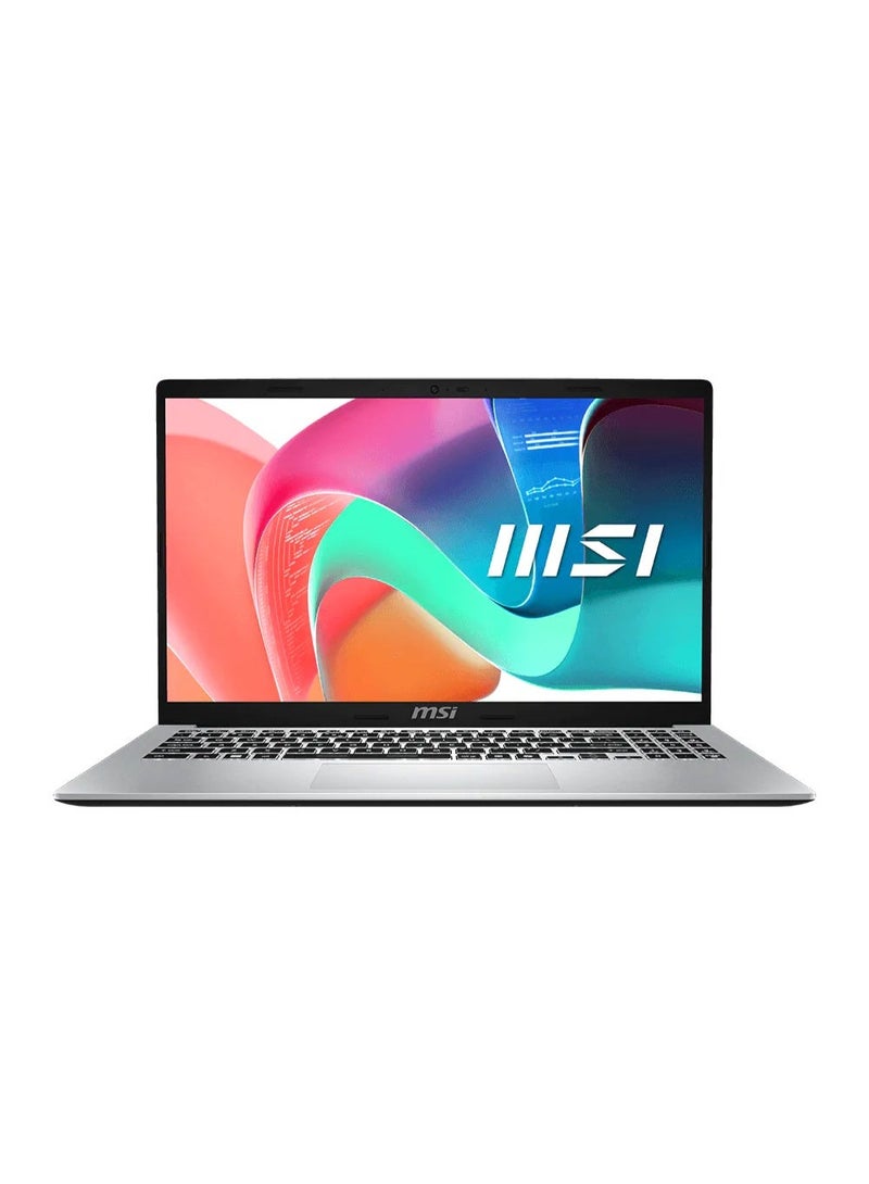 MSI Modern 15 F1MG Business Laptop, Intel Core 5 120U, 15.6 Inch FHD 60Hz, 8GB DDR4, 512GB NVMe SSD, Intel Graphics, Urban Silver Urban Silver