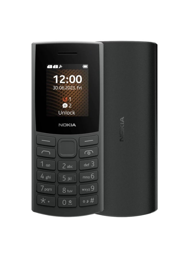 Nokia 108 Dual SIM TA-1627 Feature Phone - Black