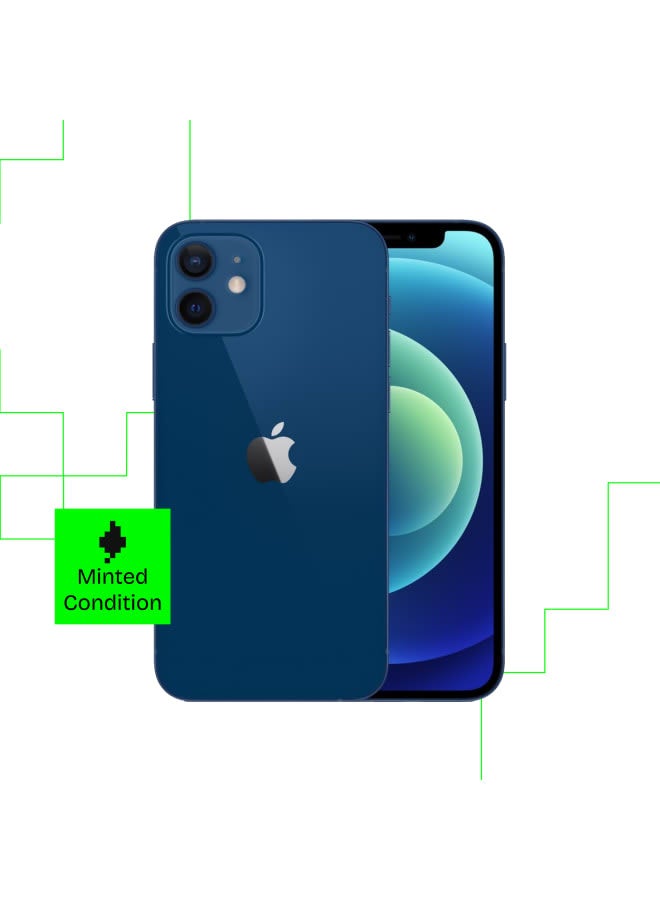 Refurbished IPhone  12 128GB Blue 5G With FaceTime - International Version