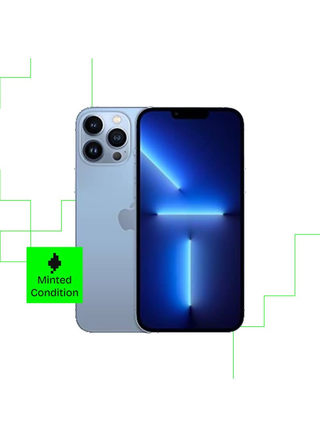 Refurbished IPhone  13 Pro Max 128GB Sierra Blue 5G With FaceTime - International Version
