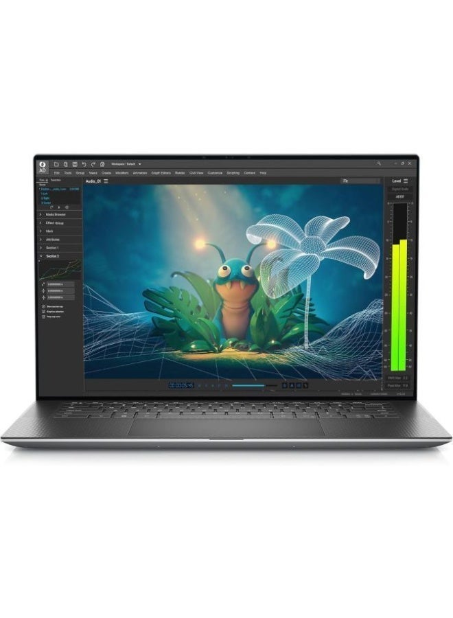Dell Precision 5570 Mobile Workstation Intel Core i9-12900H 16GB RAM 512GB NVMe SSD NVIDIA RTX A2000 8GB 15.6 Inch FHD IPS Windows 11 Professional Laptop for Engineering Design and Rendering Grey