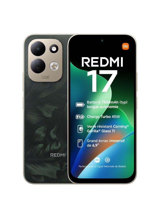 Redmi 17 Dual SIM Oak Green 6GB RAM 256GB 4G - Middle East Version