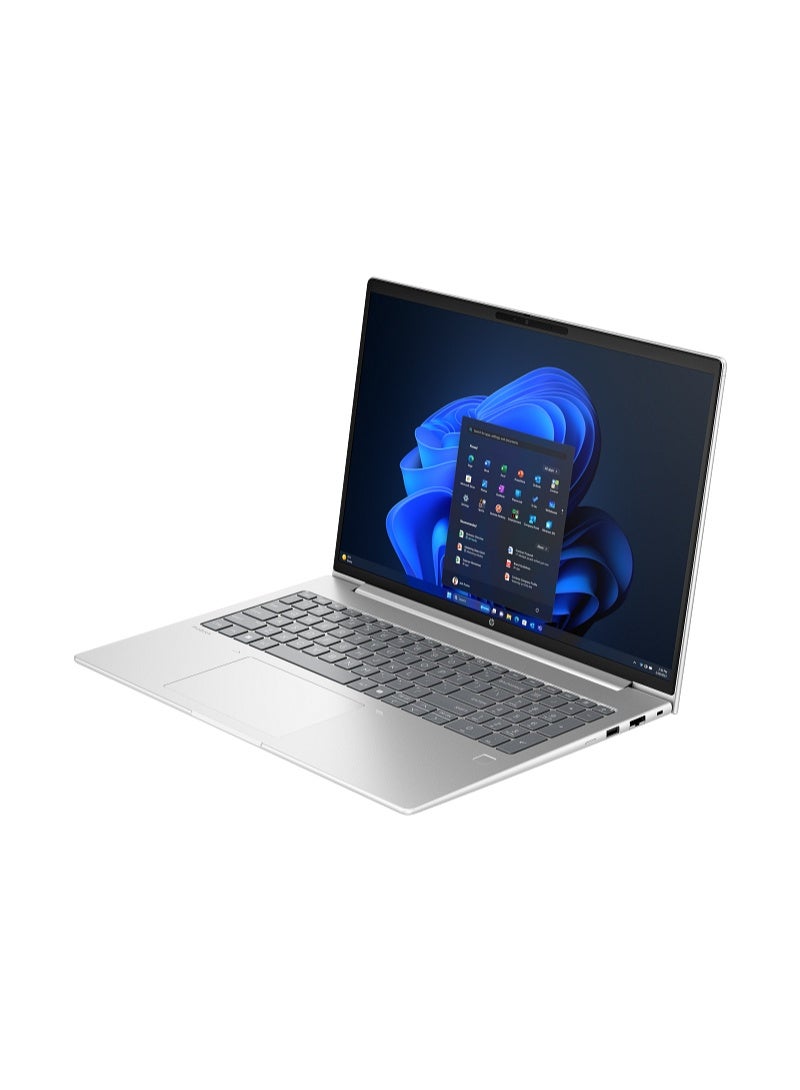 HP ProBook 4 G1iR 16 Laptop, Intel Core 7 150U, 16GB RAM, 512GB SSD, 16" WUXGA Display, Silver English SILVER