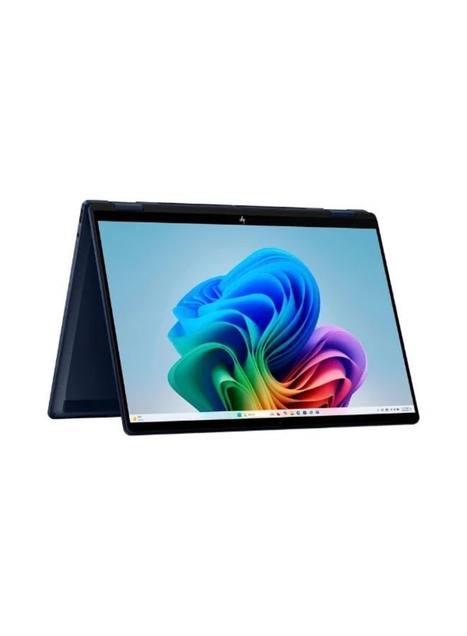 HP OmniBook X Flip FM0013DX  2-in-1 Laptop, 14" 2K IPS Touchscreen, Intel Core Ultra 5 226V, 16GB LPDDR5x RAM, 512GB SSD, Intel Arc 130V GPU, Thunderbolt 4, Windows 11 Home  Blue blue
