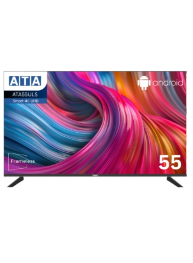 55" Smart TV Frameless 4K